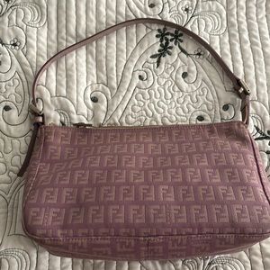 Fendi Italy Passaspalla Monogram Baguette Purse